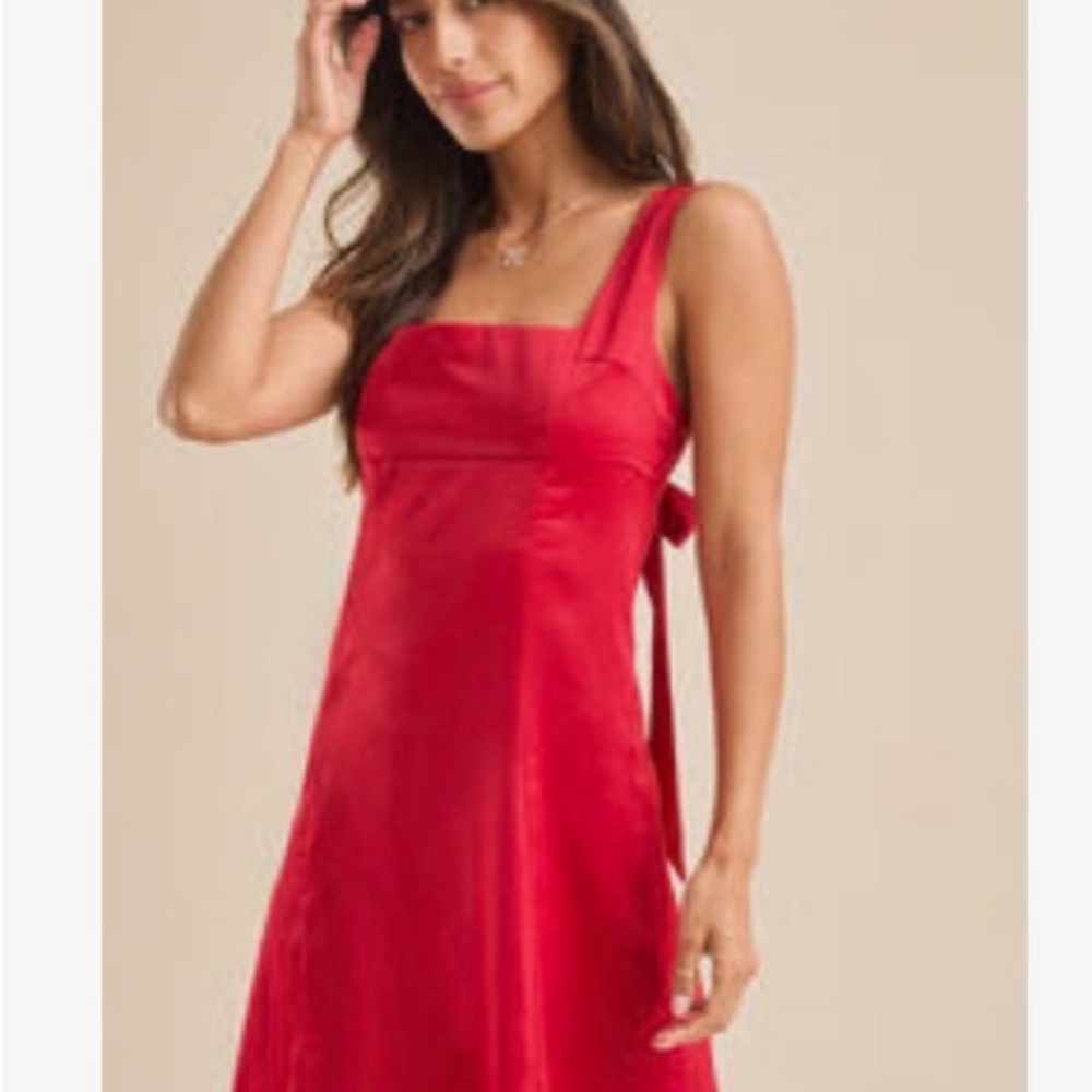 Altar'd State addie mini Red Dress